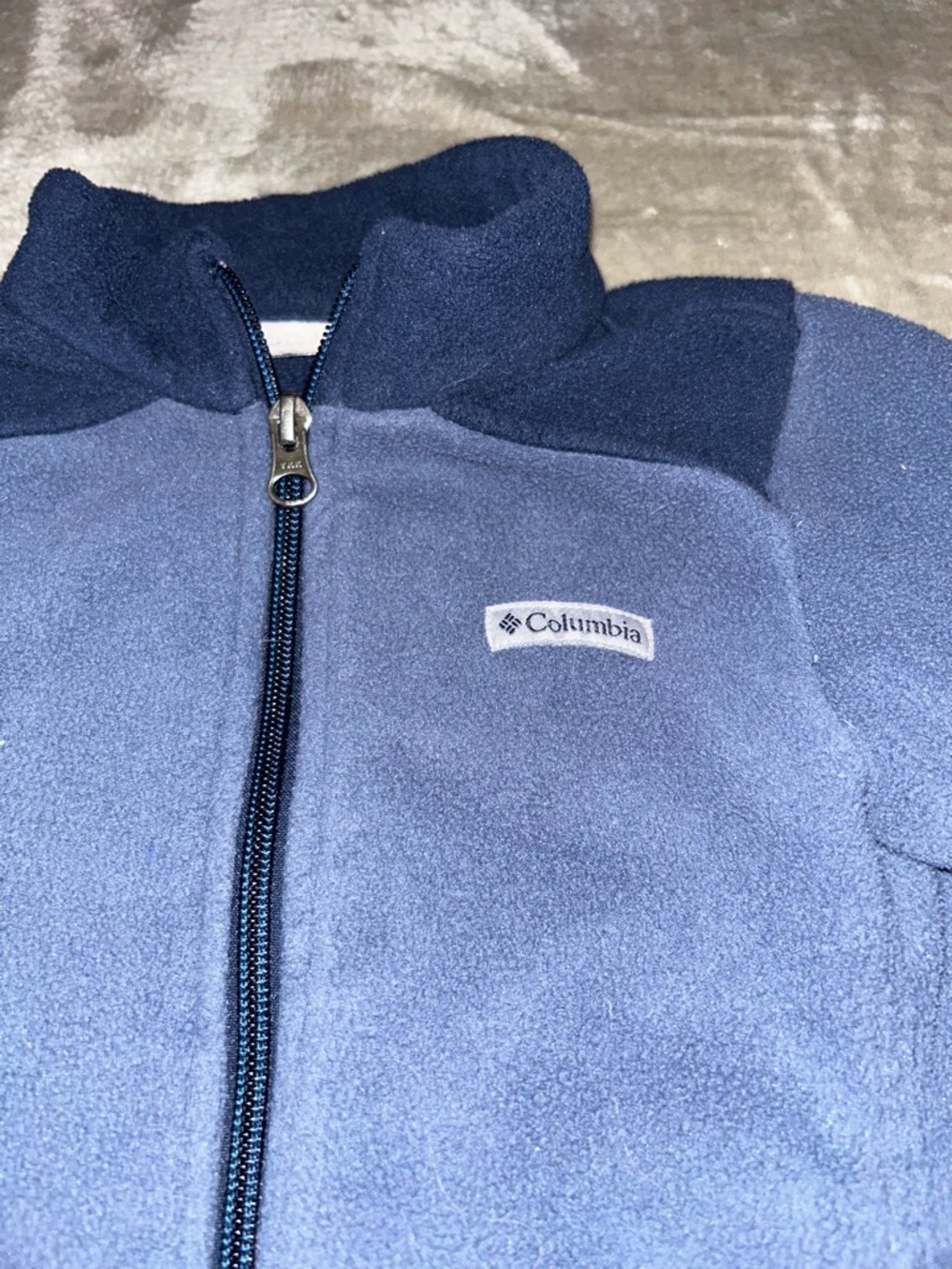 Columbia Navy Full-Zip Fleece Jacket 18-24 months
